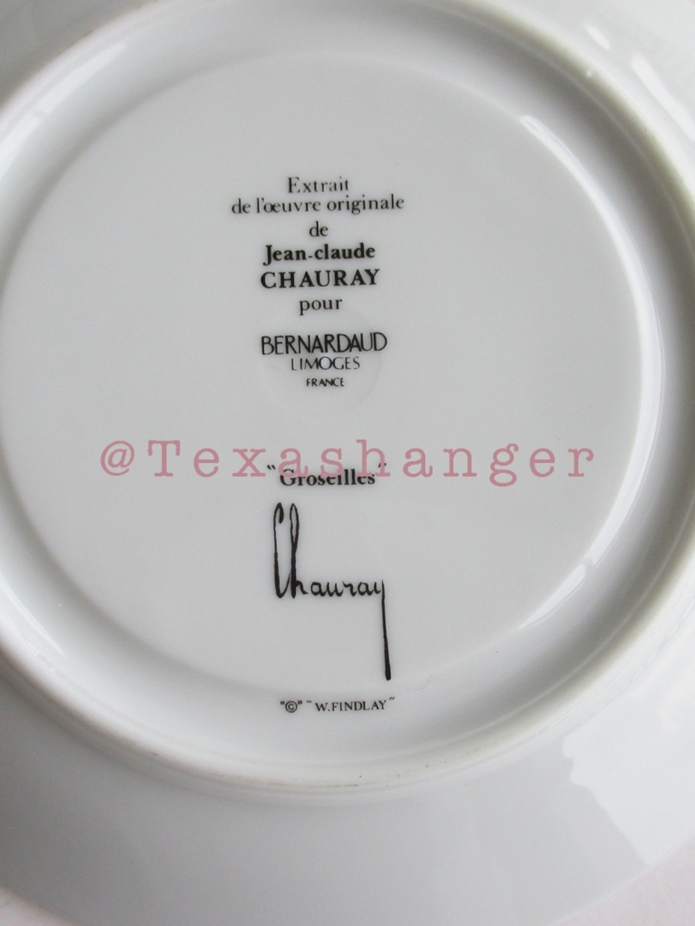 Bernardaud Limoges 3 "Fruits Rouges"Plates Jean-Claude Chauray - Picture 6 of 10